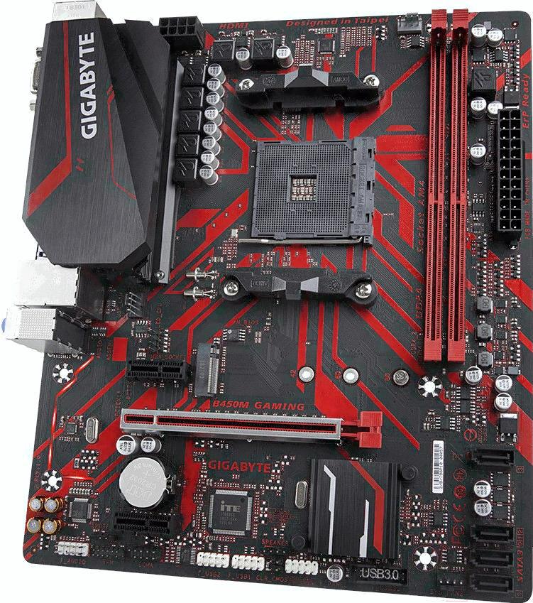 

Материнская плата GIGABYTE B450M GAMING, B450M Gaming