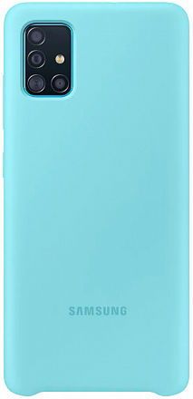 

Чехол для телефона Samsung Silicone Cover A51 голубой [EF-PA515TLEGRU], Silicone Cover A51