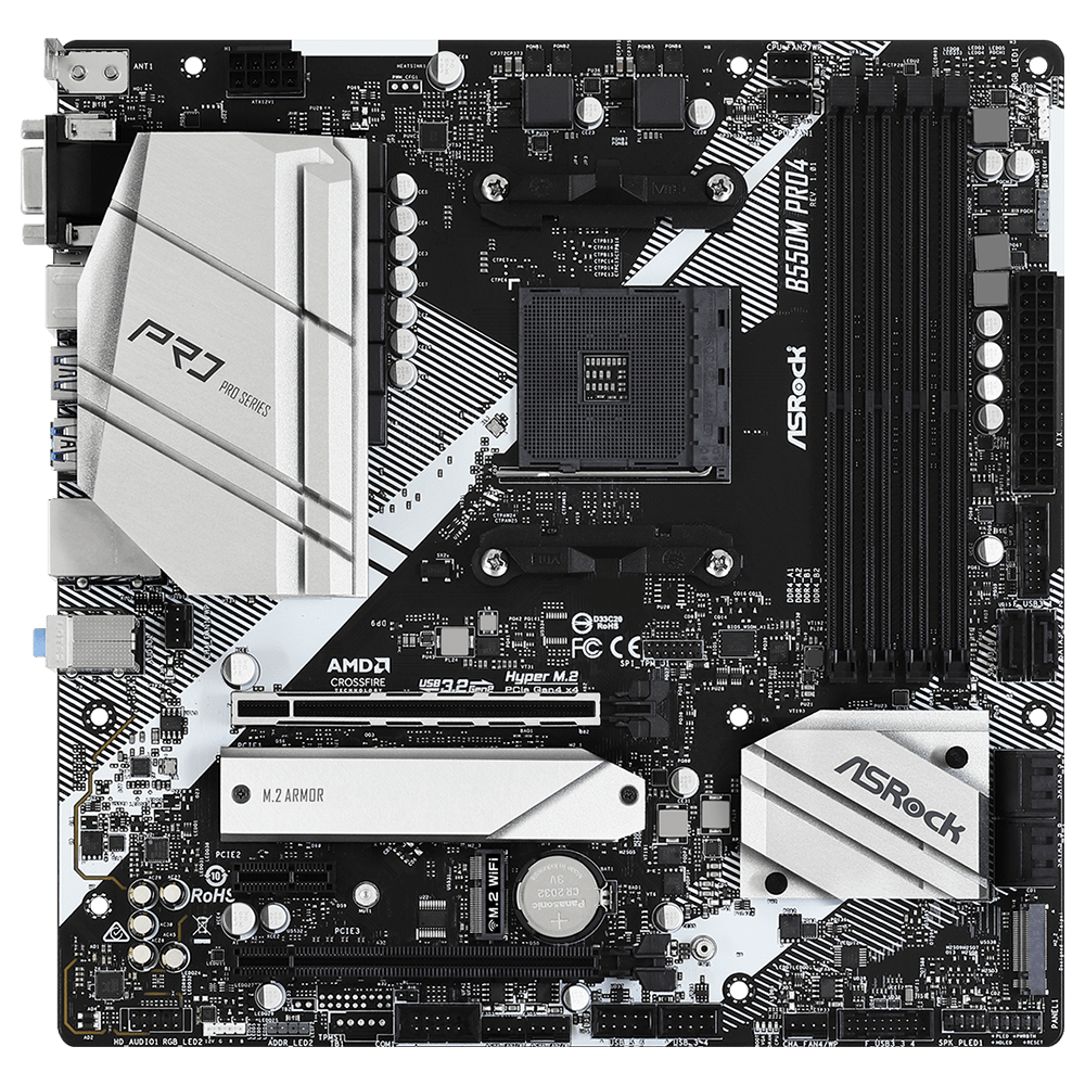 

Материнская плата ASRock B550M PRO4, Материнская плата ASRock B550M Pro4