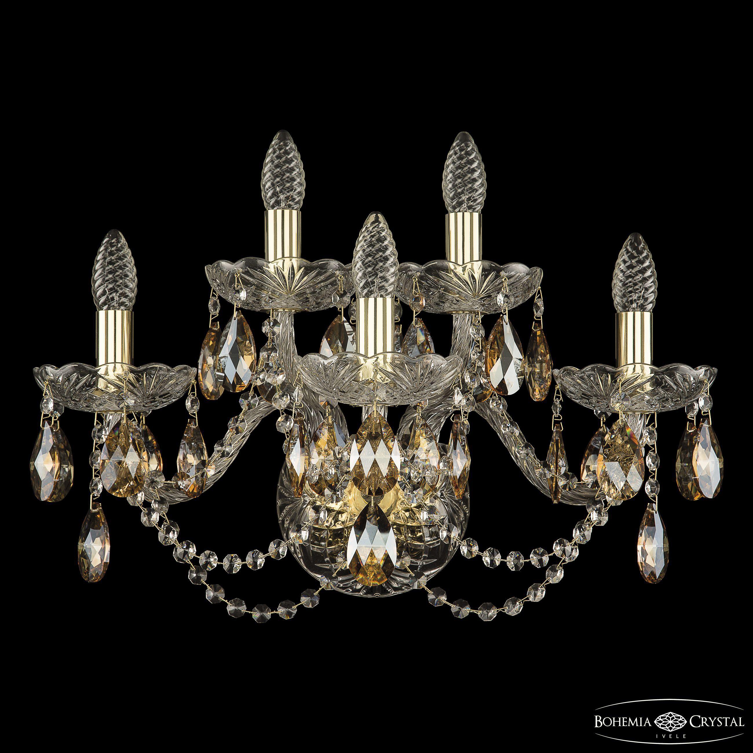 

Бра Bohemia Ivele Crystal 1402B/3+2/195/XL G K721