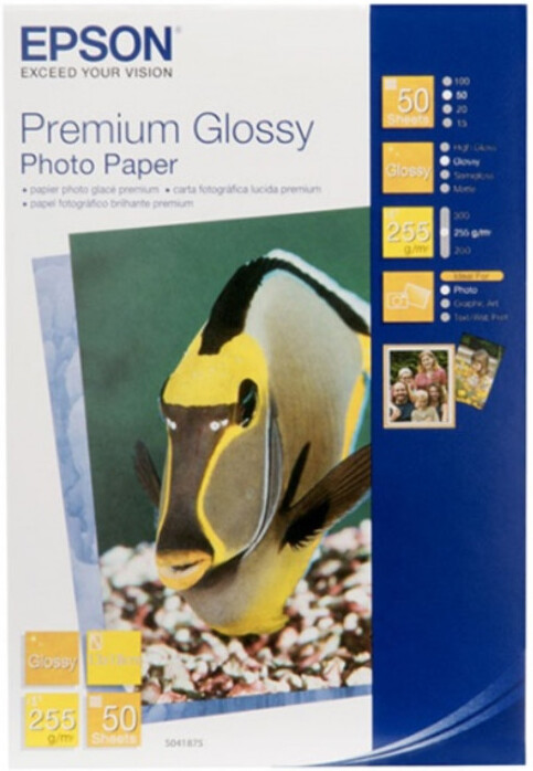 

Фотобумага Epson Premium Glossy Photo Paper 13x18 50 листов (C13S041875), Фотобумага Epson Premium Glossy Photo Paper 13x18 50 листов C13S041875