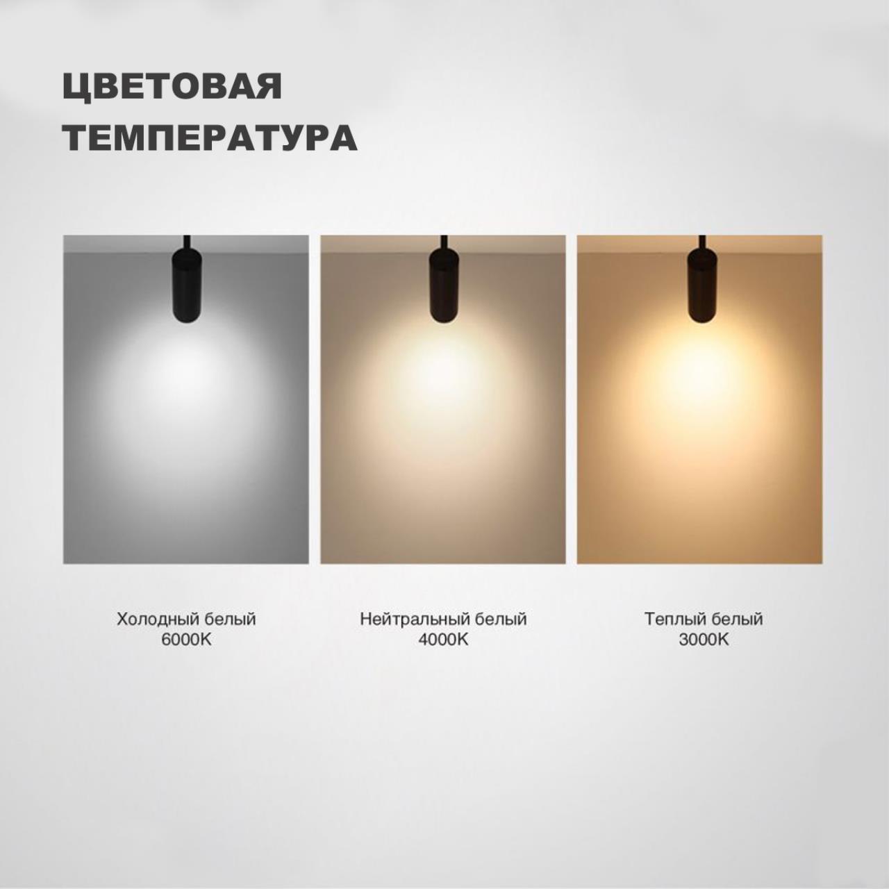 

Трековый светильник Novotech 358747 черный