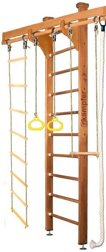 

Шведская стенка Kampfer Wooden Ladder Ceiling №2 Стандарт ореховый