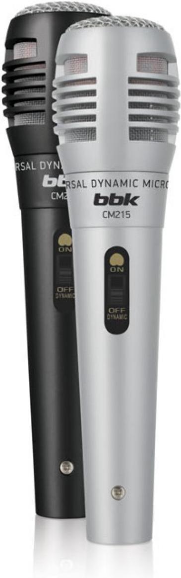 

Микрофон BBK CM215 (черный+серебристый), CM215
