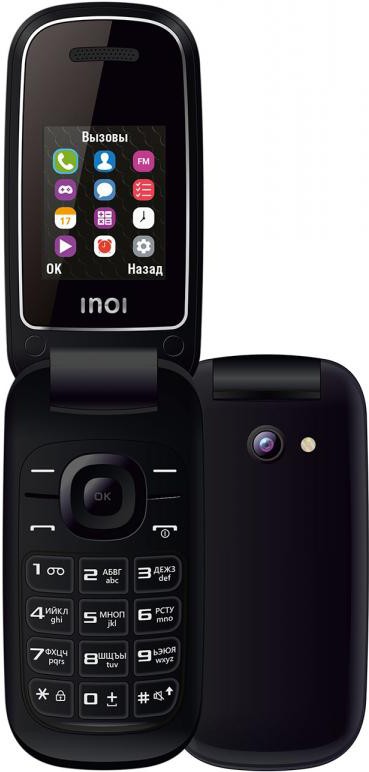 

Мобильный телефон INOI 108R Black, Мобильный телефон Inoi 108R (черный)