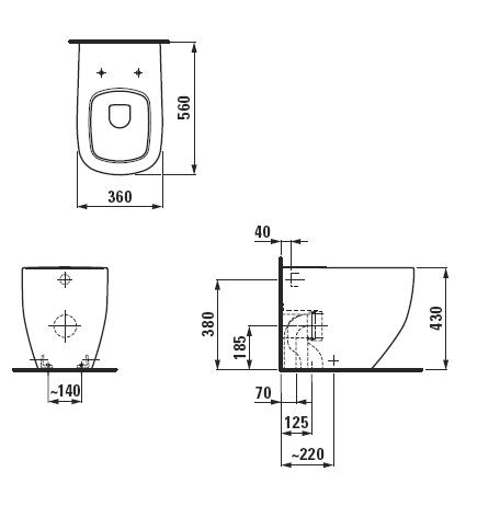 

Унитаз Laufen Palomba [8.2380.6.000.000.1], Palomba