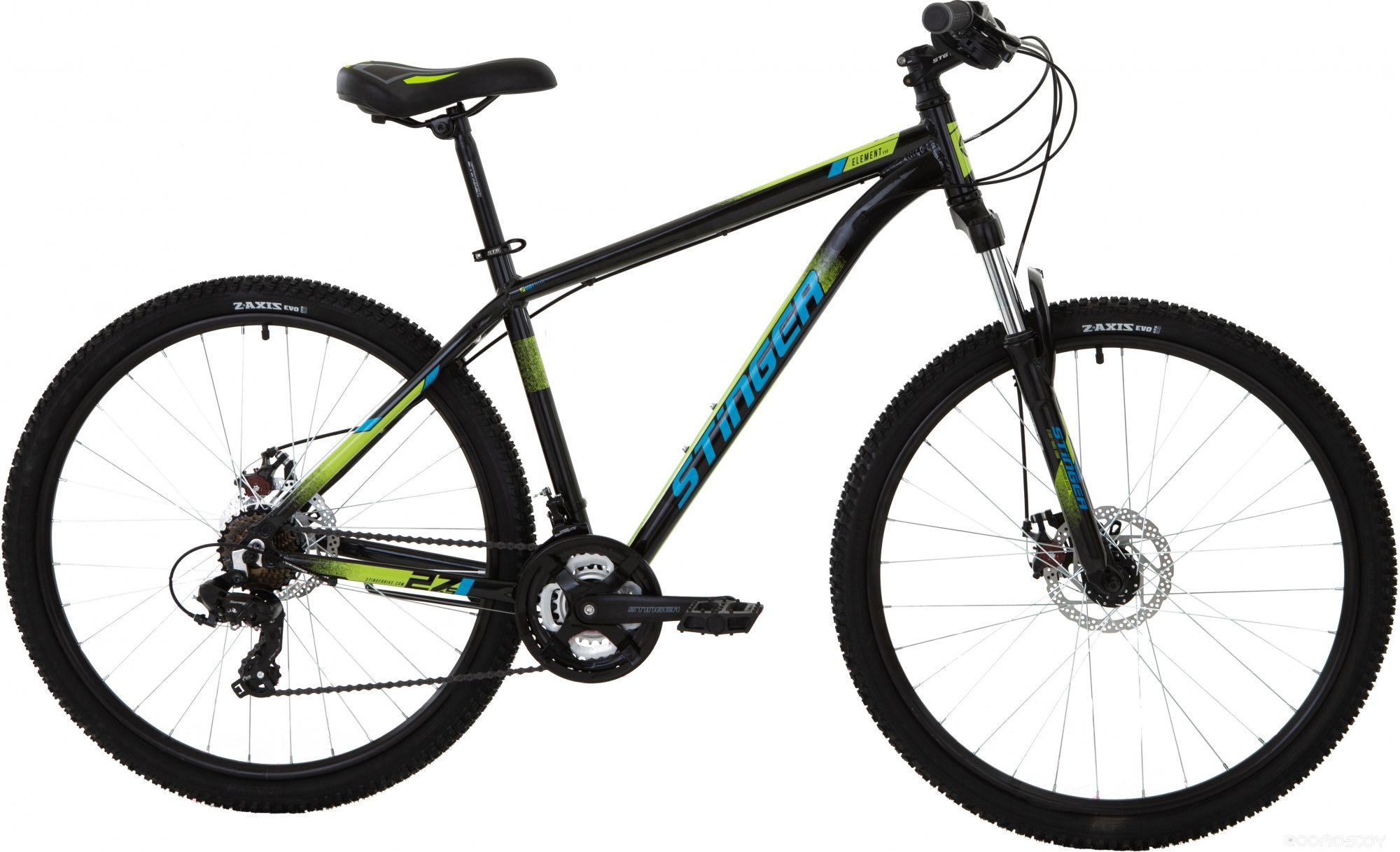 

Велосипед Stinger Element Evo 27.5 20" черный [27AHD.ELEMEVO.20BK1], Element Evo 27.5 20"