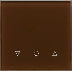 

Выключатель Delumo Одноканальный Senso 8017 темный/коричневый [14102], Одноканальный SENSO 8017