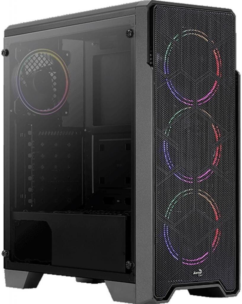 

Корпус для компьютера AeroCool Splinter Duo-G-BK-v1 без БП черный [ACCM-PB26033.11], Корпус для компьютера AeroCool Splinter Duo-G-BK-v1 без БП ACCM-PB26033.11 черный