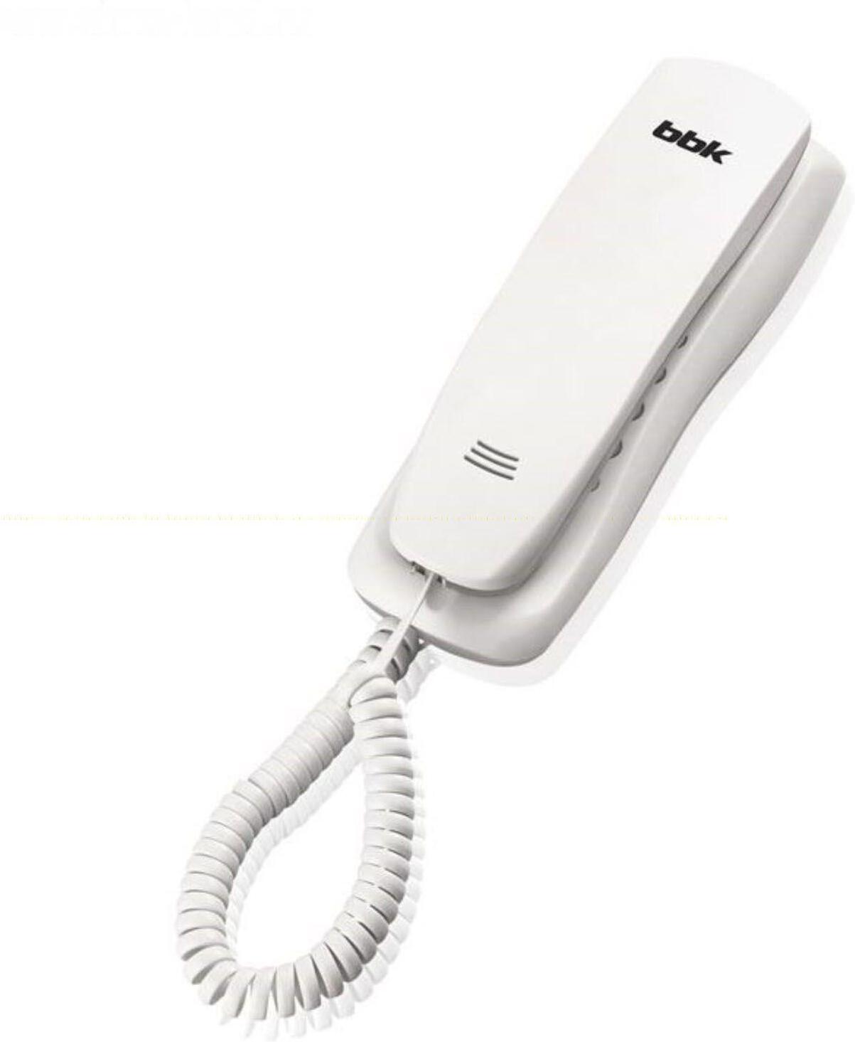 

Проводной телефон BBK BKT-105 RU (белый), Телефон проводной BBK BKT-105 RU белый