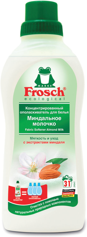 

Ополаскиватель для белья Frosch Миндальное молочко 750мл