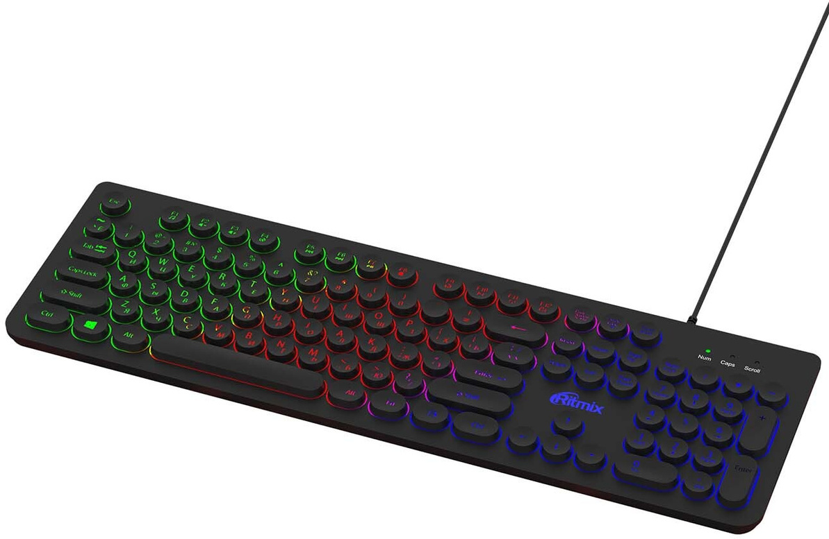 

Клавиатура Ritmix RKB-215BL черный, Клавиатура Ritmix RKB-215BL