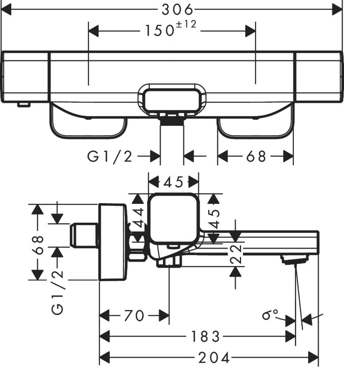 

Термостат Hansgrohe Ecostat E BM [15774000], Ecostat E BM