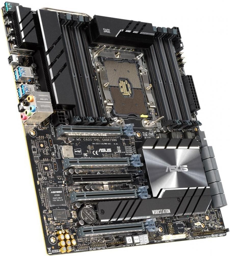 

Материнская плата ASUS PRO WS C621-64L SAGE/10G, PRO WS C621-64L SAGE/10G