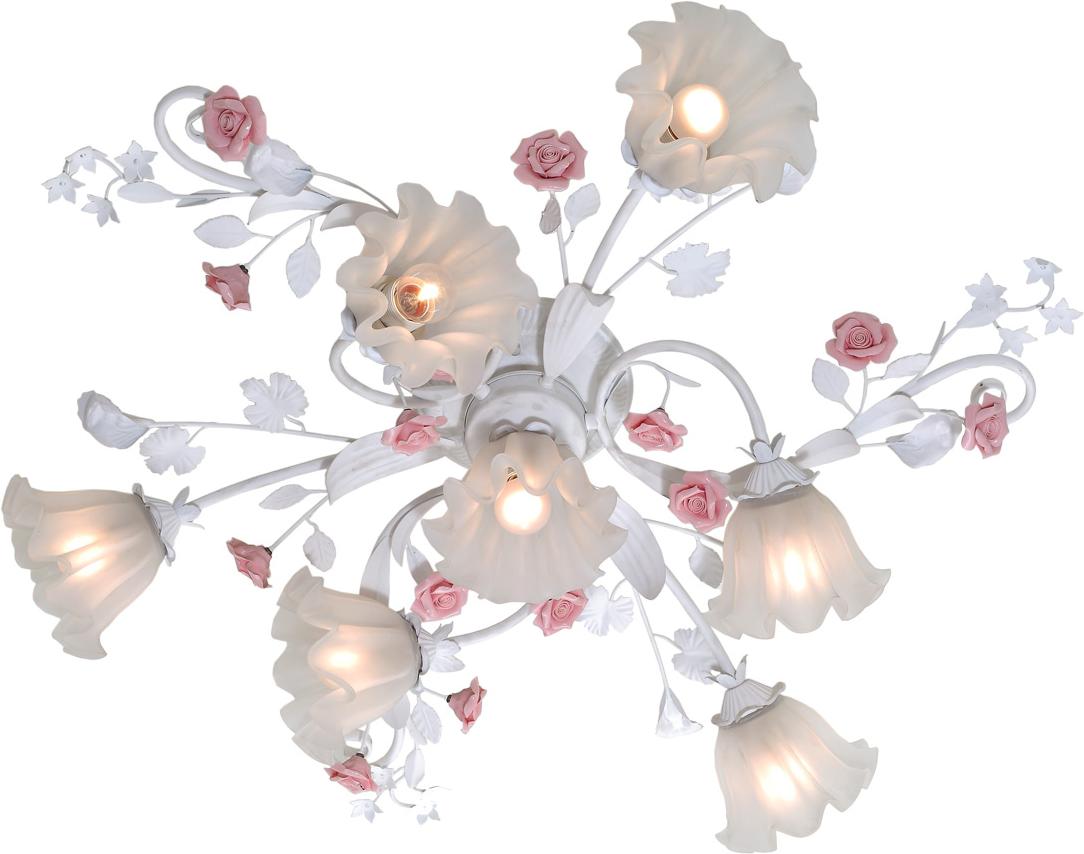 

Люстра накладная Lucia Tucci Fiori di rose 109.6.1, Накладная люстра Lucia Tucci Fiori di rose 109.6.1