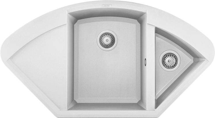 

Кухонная мойка Elleci CORNER G68 Bianco Titano [LGYCOR68], Кухонная мойка Elleci Easy Corner Bianco Titano 68