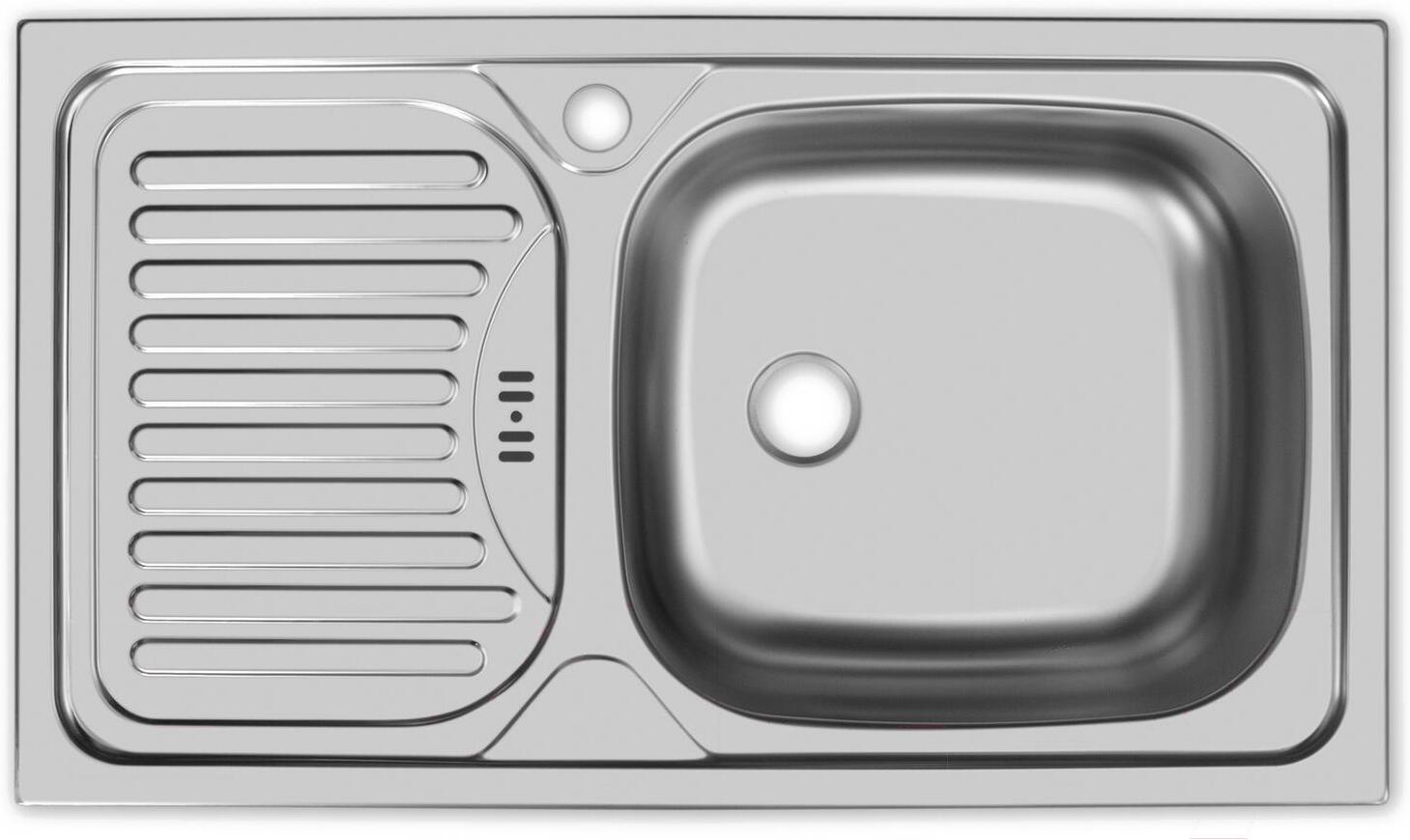 

Кухонная мойка Ukinox Классика CLL760.435 GW6K 1R с сифоном