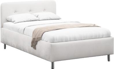 

Кровать Moon Trade Clarissa 1232 [К002900], Кровать Moon Trade 1232 120x200 БМ велюр К002900 белый