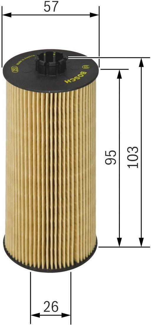 

Фильтр масляной Bosch F026407006, F026407006