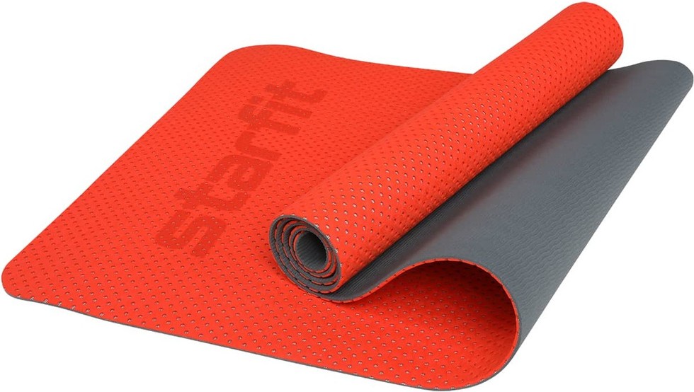 

Коврик для йоги и фитнеса Starfit FM-202 TPE 173x61x0,5 см ярко-красный
