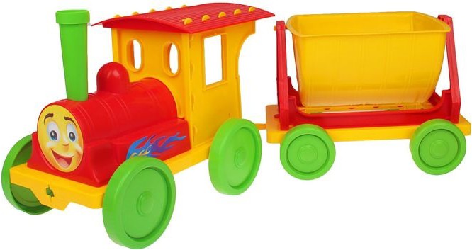 

Игрушка Doloni Toys Поезд с прицепом [013115/3], Игрушка Doloni Toys Поезд с прицепом 013115/3