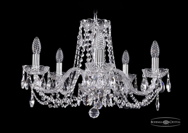 

Подвесная люстра Bohemia Ivele Crystal 1402/5/195/Ni
