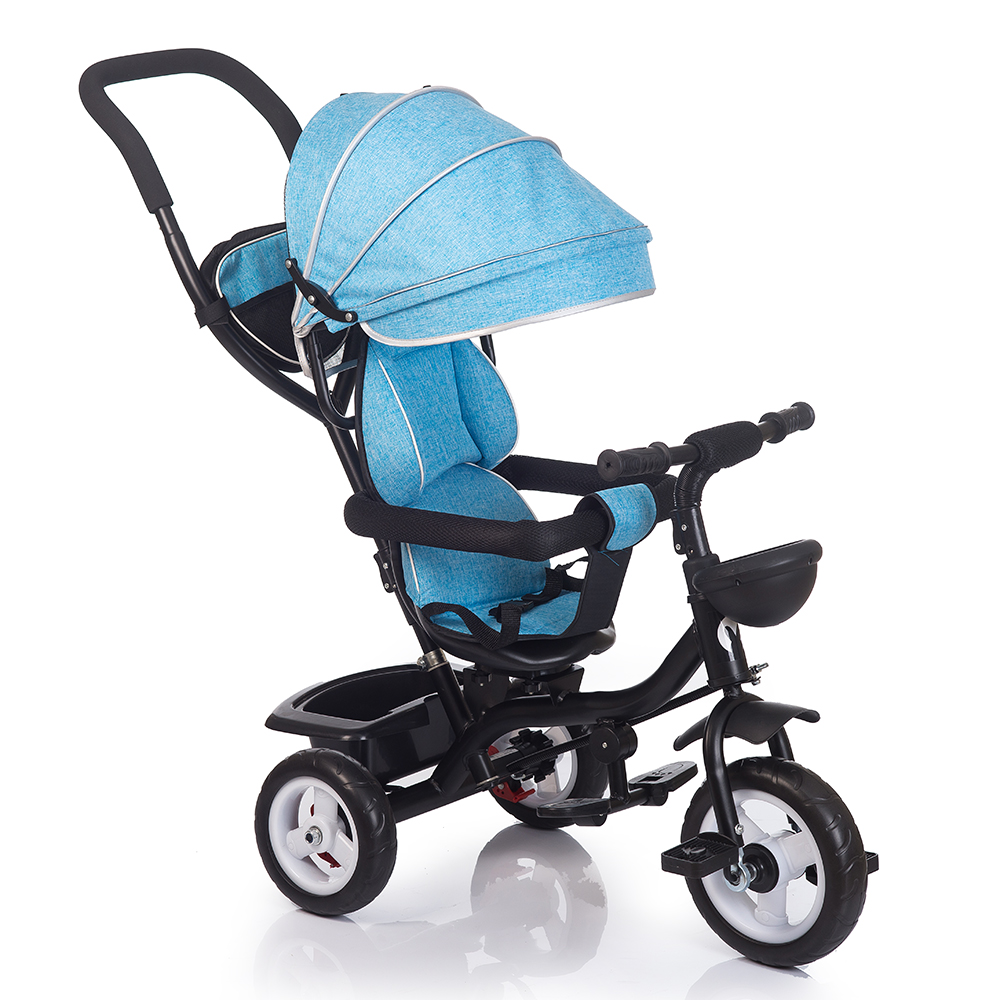 

Велосипед Babyhit Kids Ride детский с ручкой голубой, Kids Ride