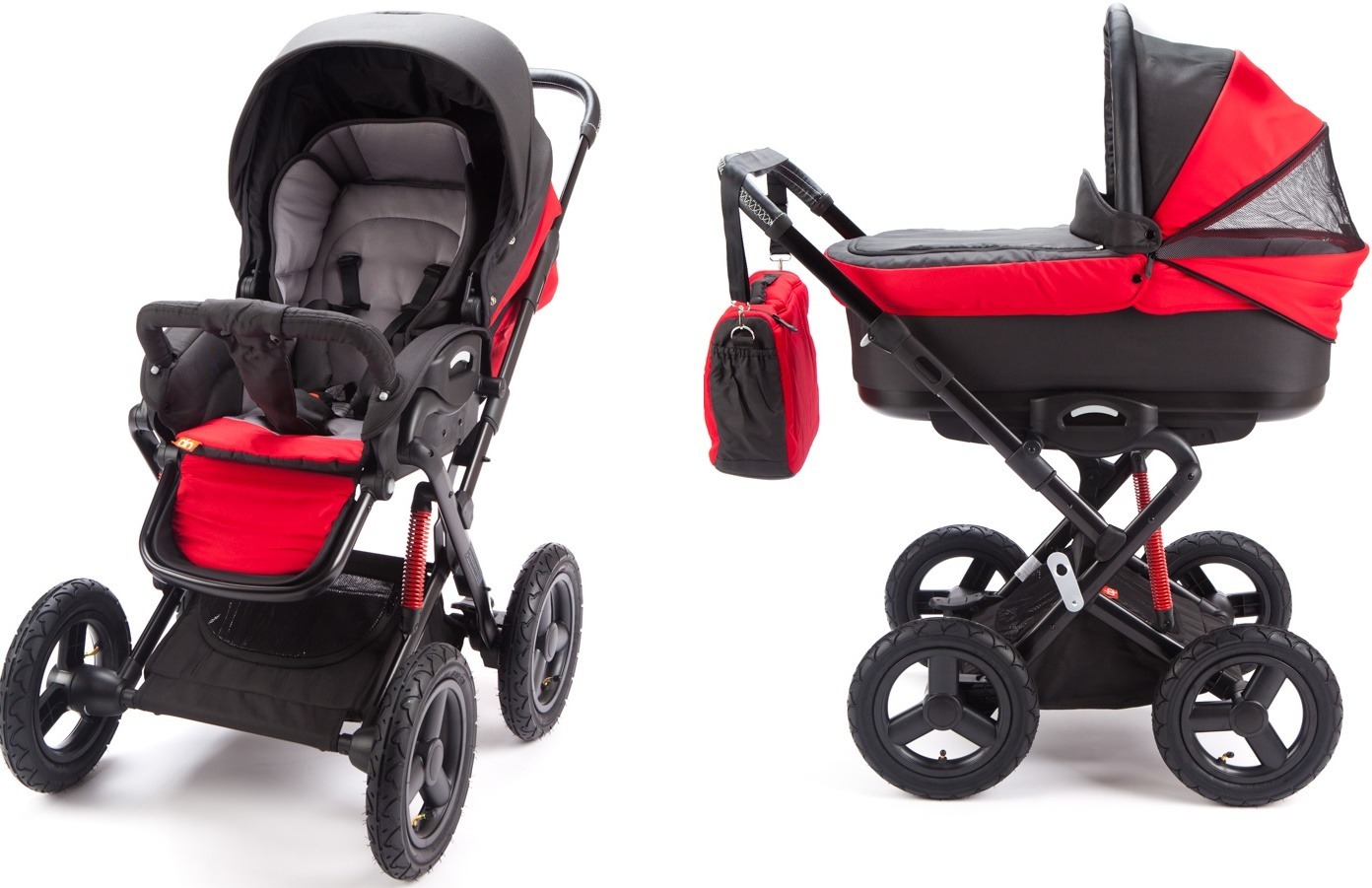 

Коляска GB Vault red grey 2в1