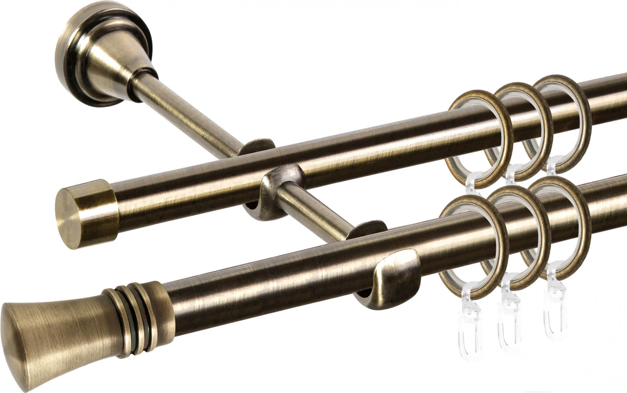 

Карниз АС ФОРОС Grace D16K/16Г + наконечники Арига 3м антик