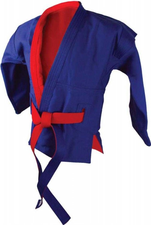 

Куртка для самбо Atemi AX55 р.56/190 красный/синий