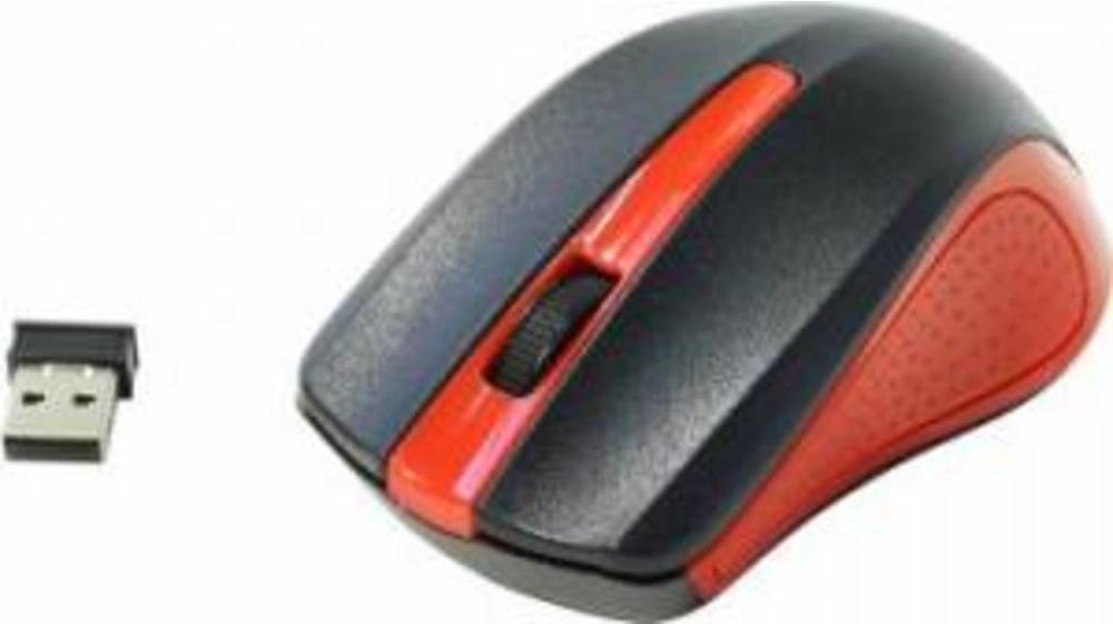 

Мышь Oklick 485MW Black/Red (997828), 485MW