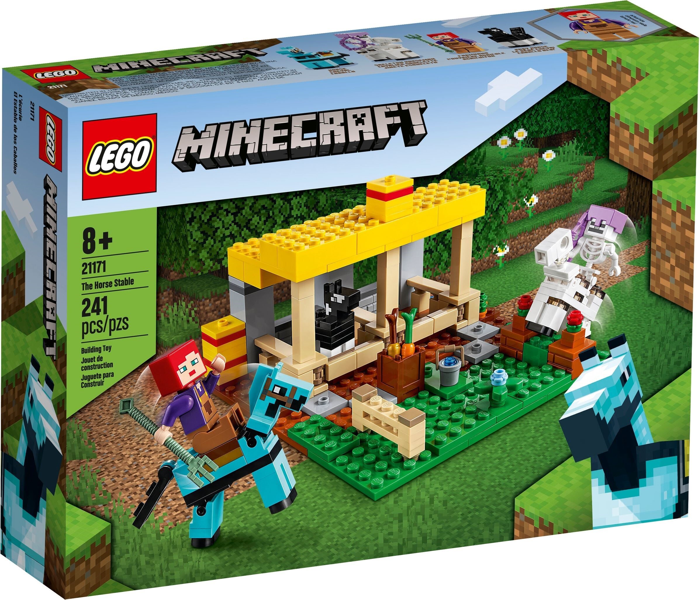 

Конструктор LEGO MINECRAFT Конюшня [21171], Конструктор LEGO MINECRAFT Конюшня 21171