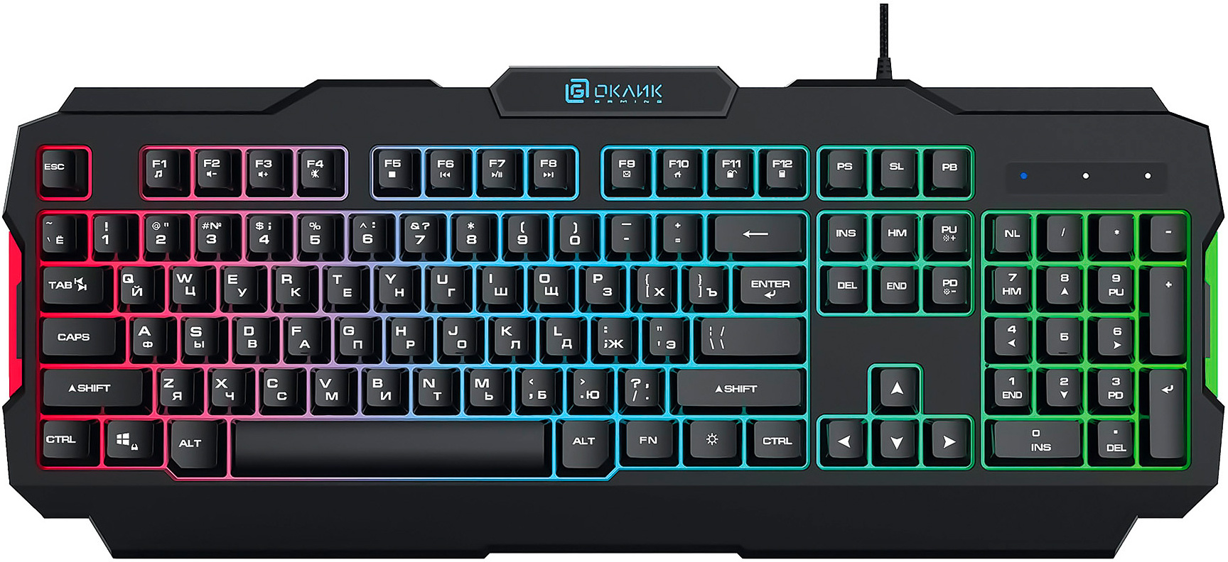 

Клавиатура Oklick 757G HW2 черный (1790295)