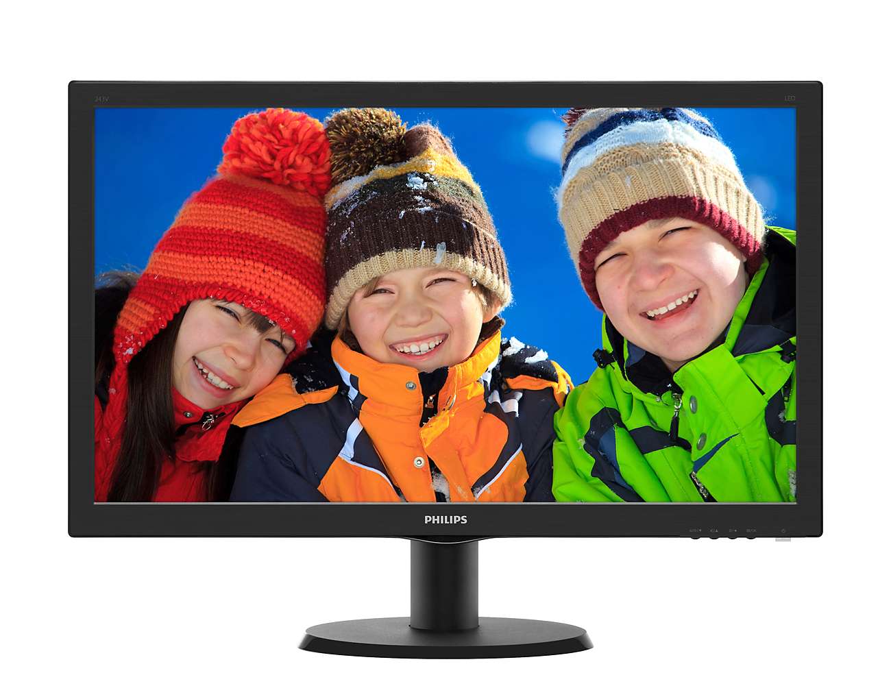 Philips 243V5QHAB/00 - фото 1 Монитор Philips 243V5QHAB/00