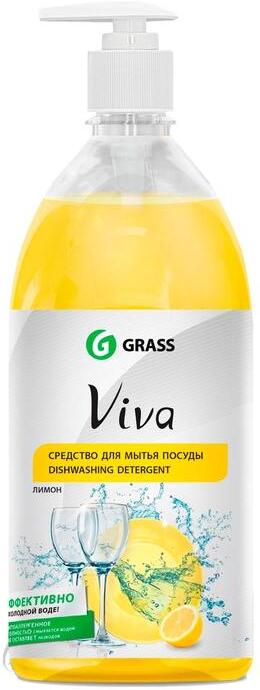 

Средство для мытья посуды Grass Viva / 340100 (1л), Средство для мытья посуды Grass Viva 1л 340100