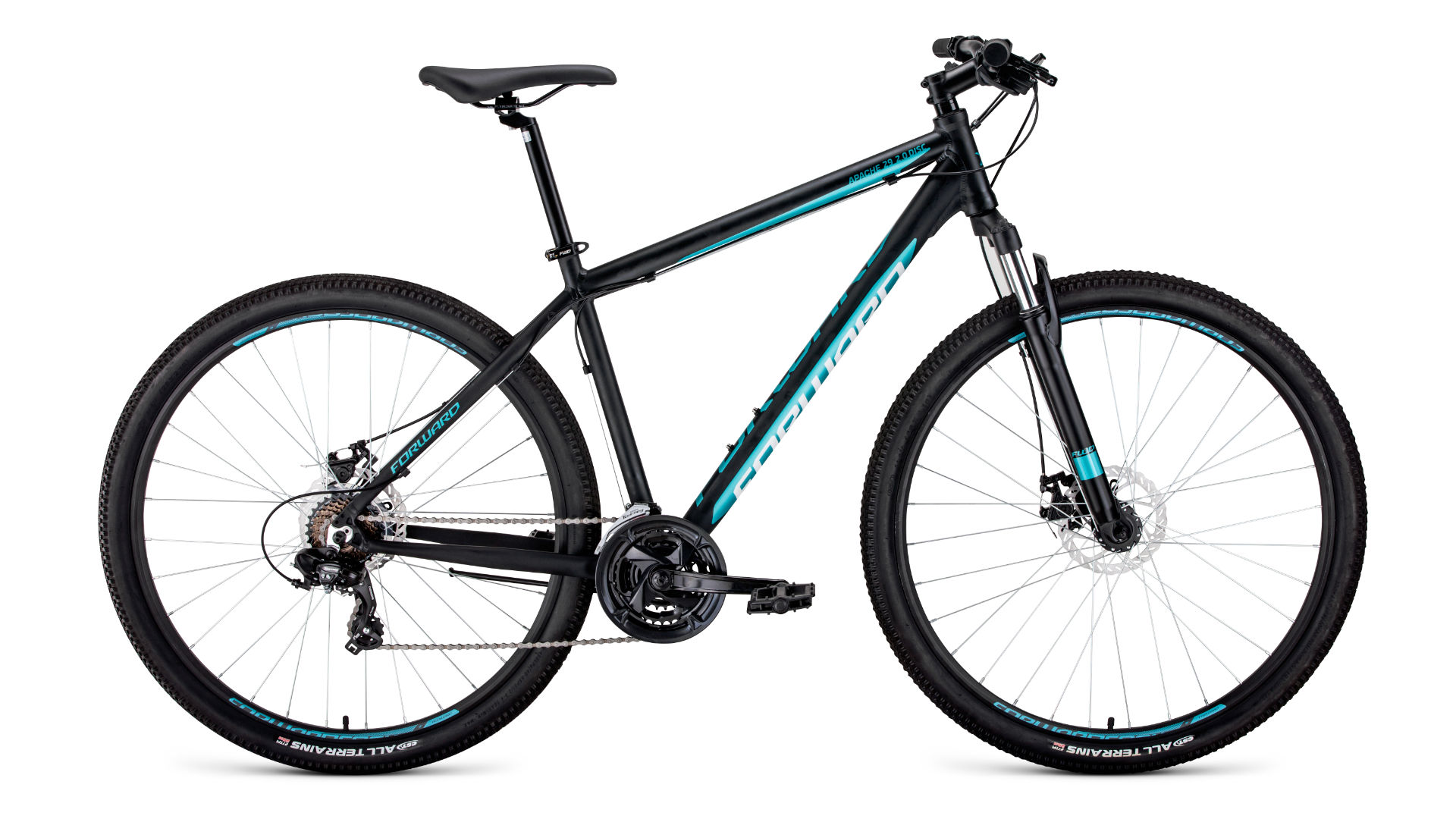 

Велосипед Forward Apache 29'' 2.0 Disc рама 19 дюймов 2020 черный/бирюзовый [RBKW0M69Q021], Apache 29 2.0 Disc 2020 19