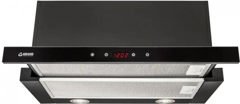 

Кухонная вытяжка Grand Толедо сенсор GC 60 черный, Толедо сенсор GC 60