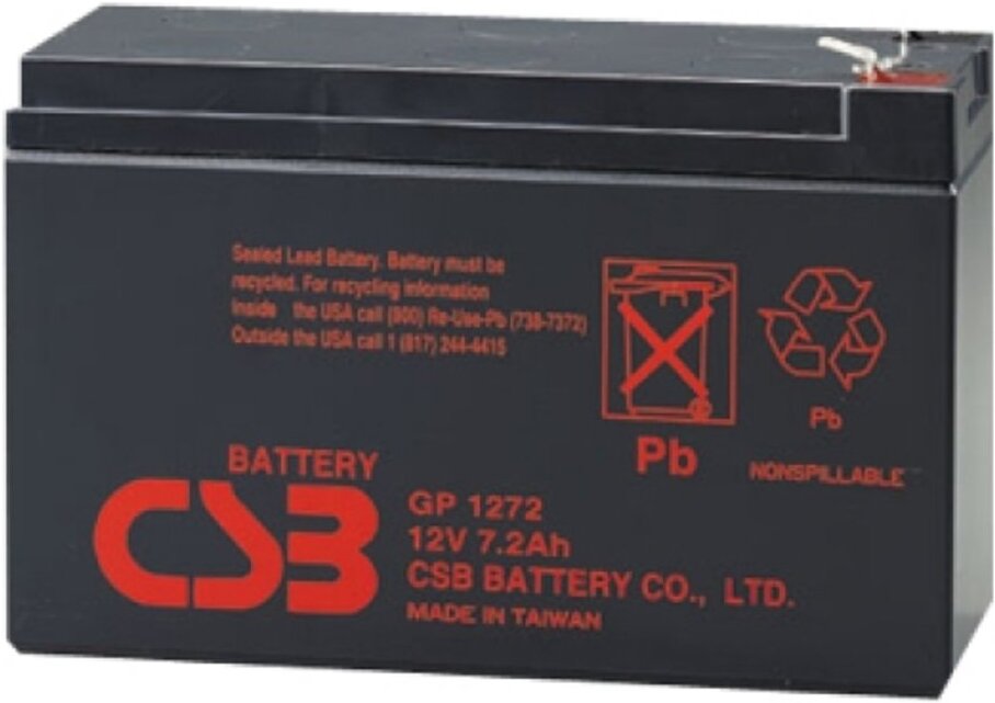 

Аккумуляторная батарея CSB GP 1272 F2 12V/7.2Ah