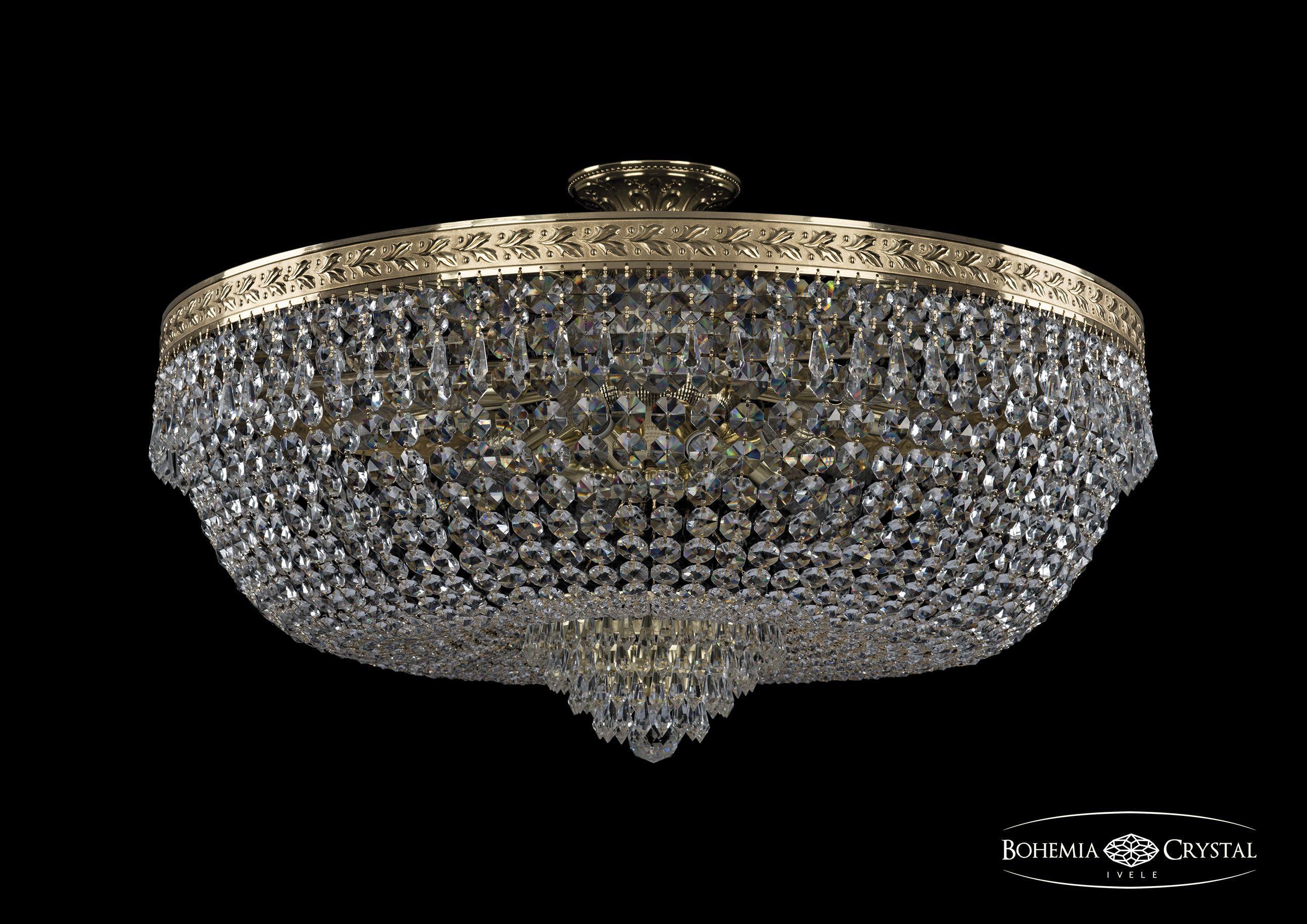 

Люстра на штанге Bohemia Ivele Crystal 19271/80IV G