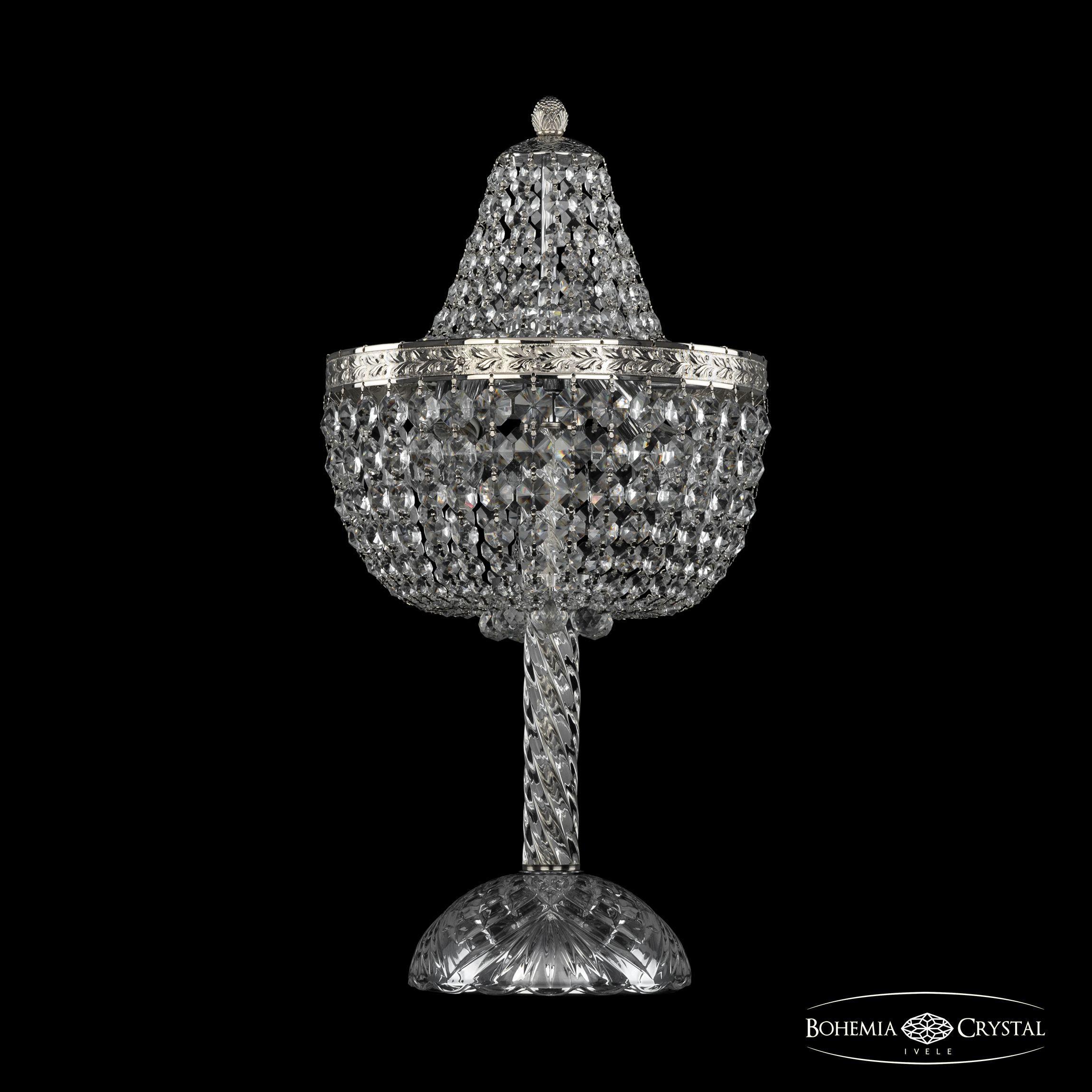 

Настольная лампа Bohemia Ivele Crystal 19281L4/H/25IV Ni