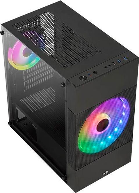 

Корпус для компьютера AeroCool Atomic Lite-G-BK-V1 w/o PSU, Atomic Lite-G-BK-V1 w/o PSU