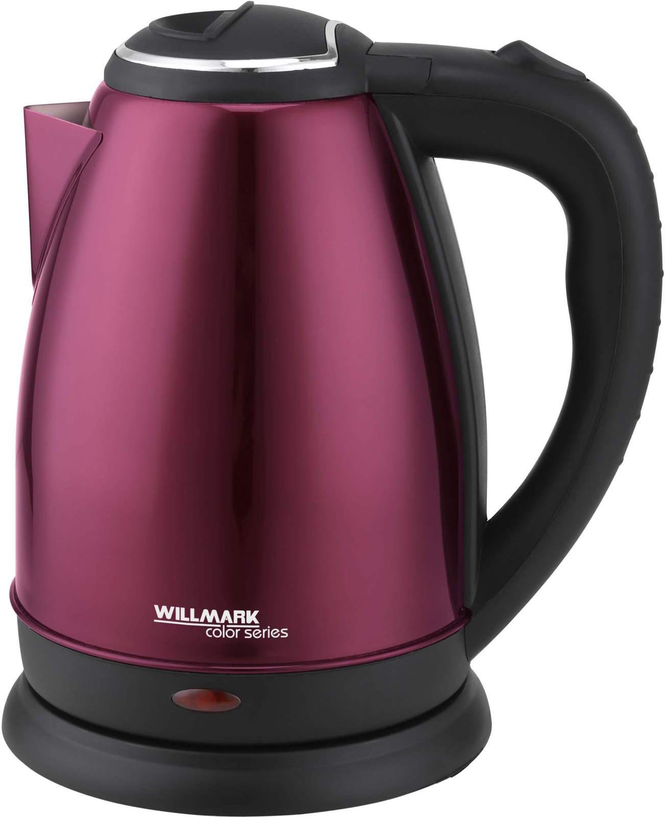 

Электрочайник Willmark WEK-1808SS вишневый, WEK-1808SS