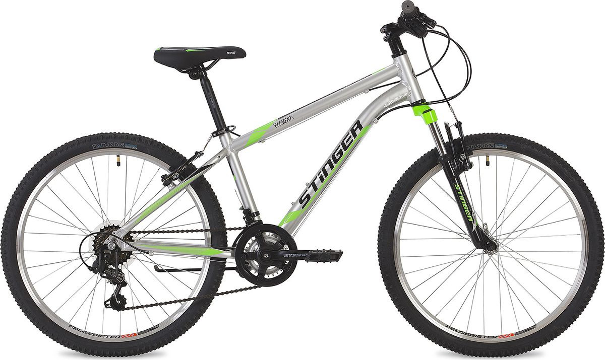 

Велосипед Stinger Element 24'' рама 12 дюймов 2019 серебристый [24AHV.ELEMENT.12SL9], Element 24 12 дюймов