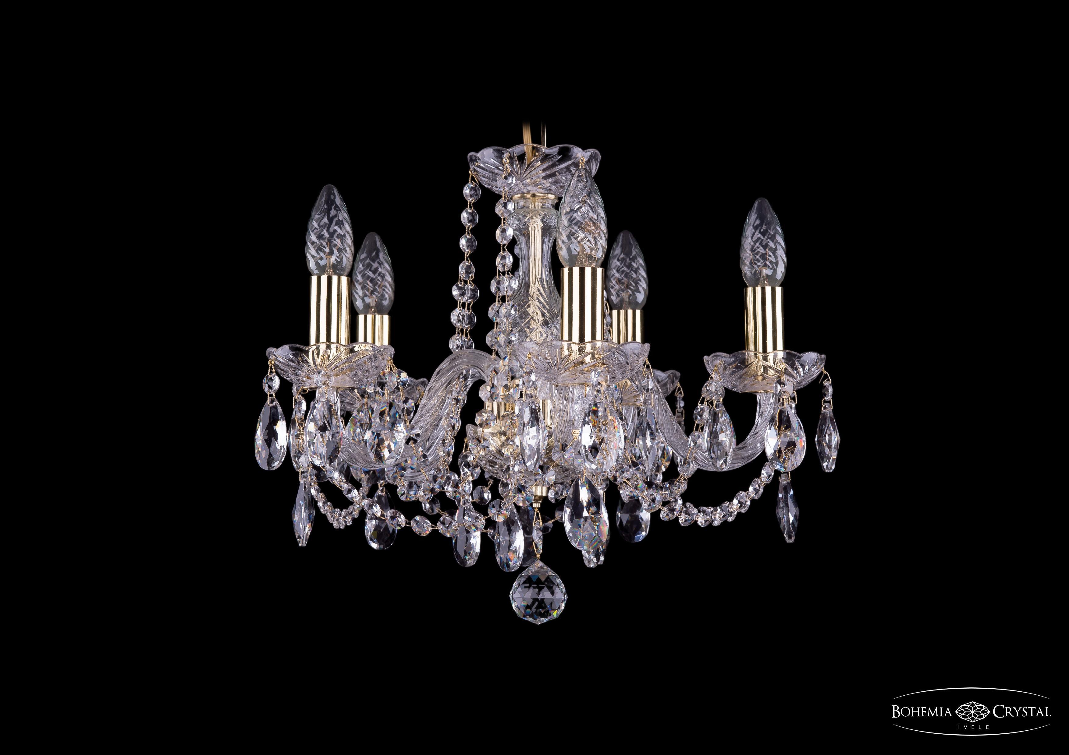 

Подвесная люстра Bohemia Ivele Crystal 1402/5/141/G