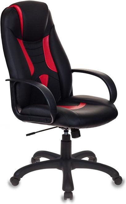 

Офисное кресло Бюрократ VIKING-8/BL+RED искусственная кожа черный/красный, VIKING-8/BL+RED искусственная кожа