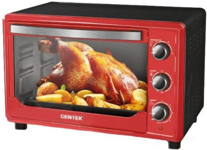 

Мини-печь CENTEK CT-1538-50 красный, Мини-печь Centek CT-1538-50 (красный)
