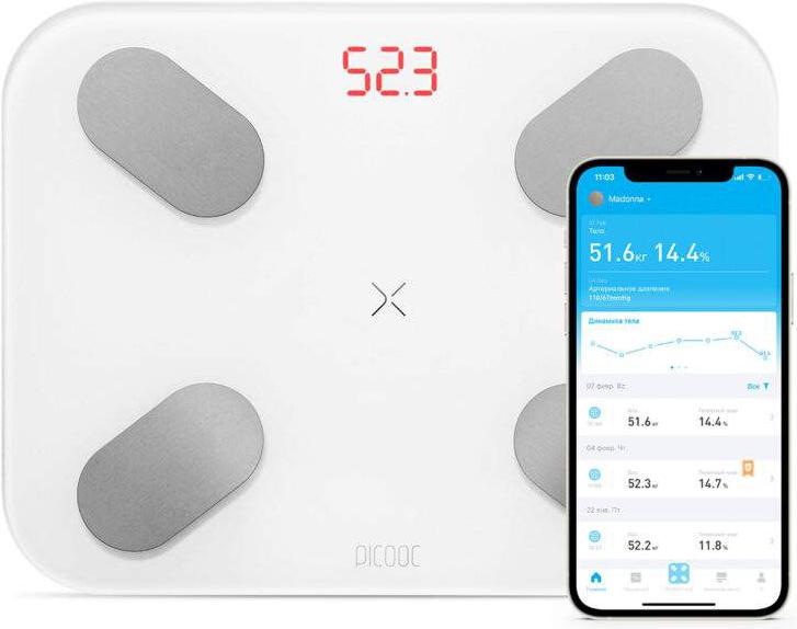 

Напольные весы Picooc Mini V2 белый