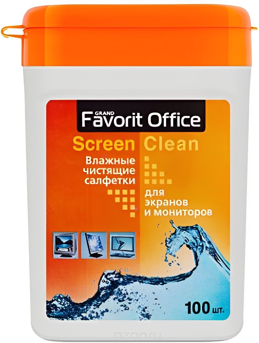

Салфетки влажные Favorit Office Screen Clean Mini 100 шт (F130002)