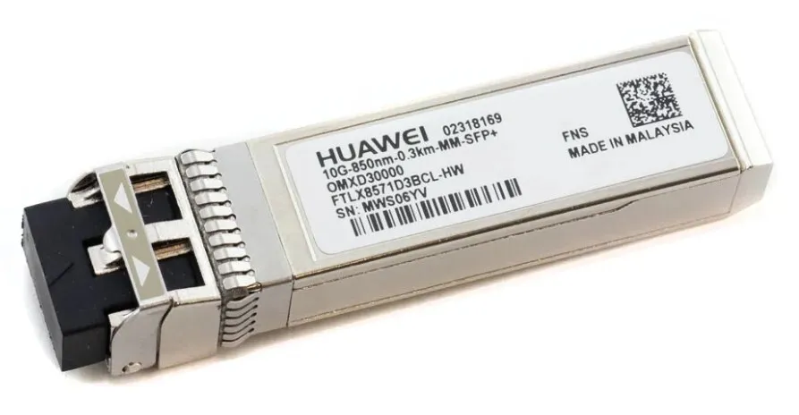 

Трансивер Huawei OMXD30000 Optical SFP+ 10G Multi-mode 850nm 0.3km LC