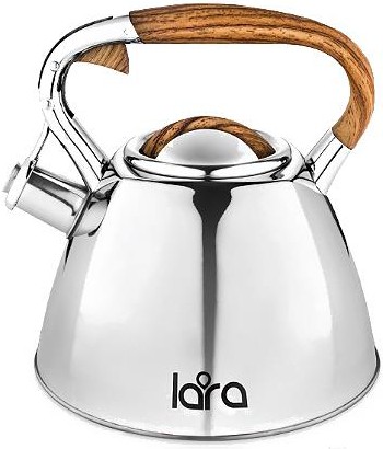 

Чайник со свистком Lara LR00-66 (зеркальный), Чайник со свистком Lara LR00-66